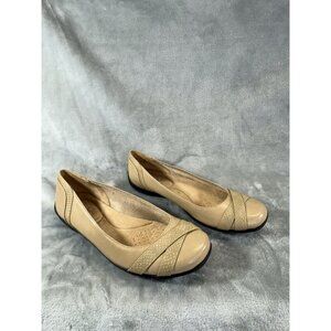 Life Stride womens shoes 9M beige soft system comfort slip on